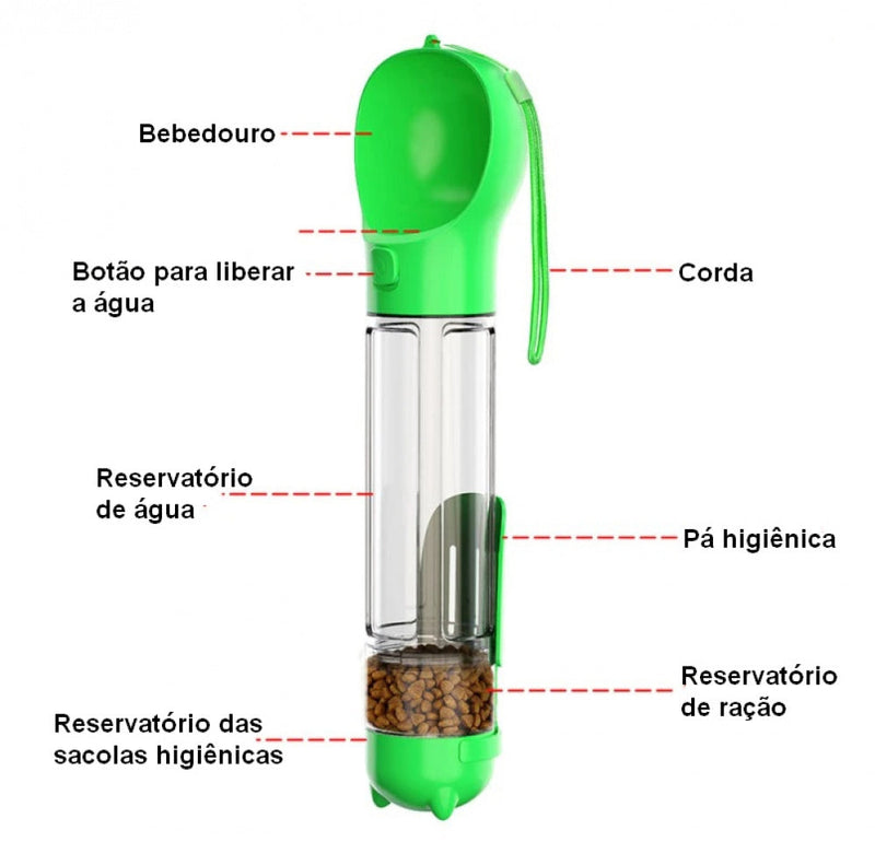 Bebedouro Multifuncional Portátil para Pets - PandShop